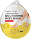 MOND'SUB LEMON REFRESHING NOURISHING HEEL MASK WITH ARGAN OILL AND COCONUT OIL EXTRACT 1 PAIR