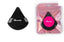 IBEAUTY TRIANGLE POWDER PUFF FACE MAKEUP SPONGE, SOFT VELVET TRIANGULAR DESIGN MAKEUP POWDER PUFFS, FOR LOOSE POWDER BODY POWDER COSMETIC FOUNDATION BEAUTY SPONGE - BLACK