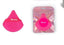 IBEAUTY TRIANGLE POWDER PUFF FACE MAKEUP SPONGE, SOFT VELVET TRIANGULAR DESIGN MAKEUP POWDER PUFFS, FOR LOOSE POWDER BODY POWDER COSMETIC FOUNDATION BEAUTY SPONGE - PINK