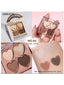 SIVANNA COLORS MINI HEART EYESHADOW PALETTE NO.04 CARAMEL TOFFEE 3.2G