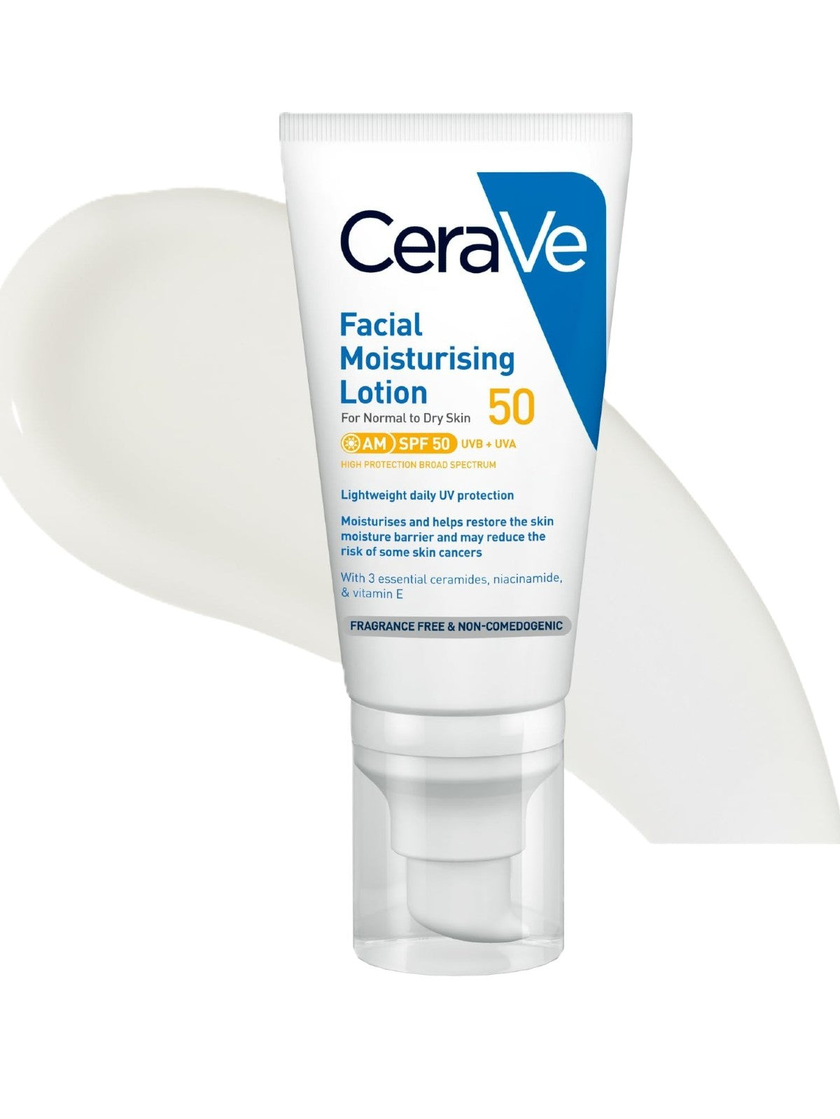 CERAVE FACIAL MOISTURISING LOTION AM 50 SPF 52ML Main image