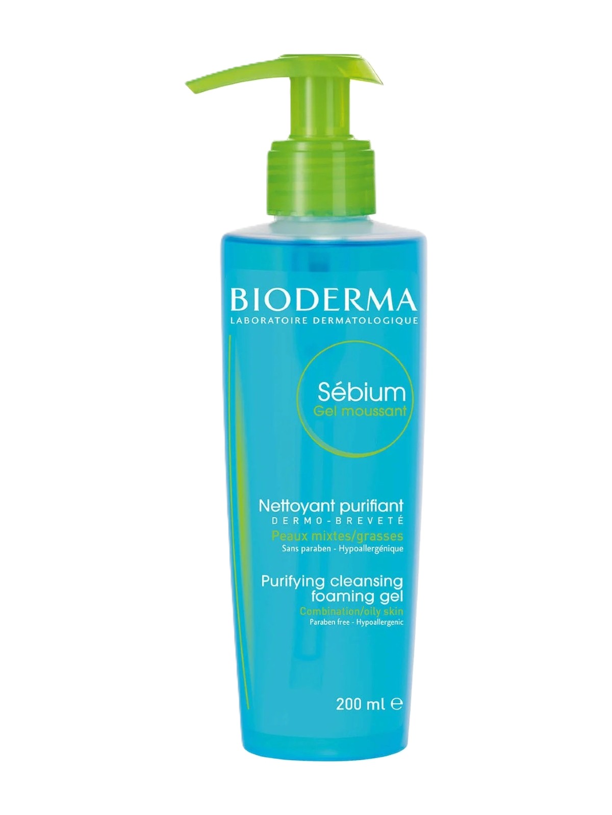 BIODERMA SEBIUM GEL MOUSSANT 200ML Main image