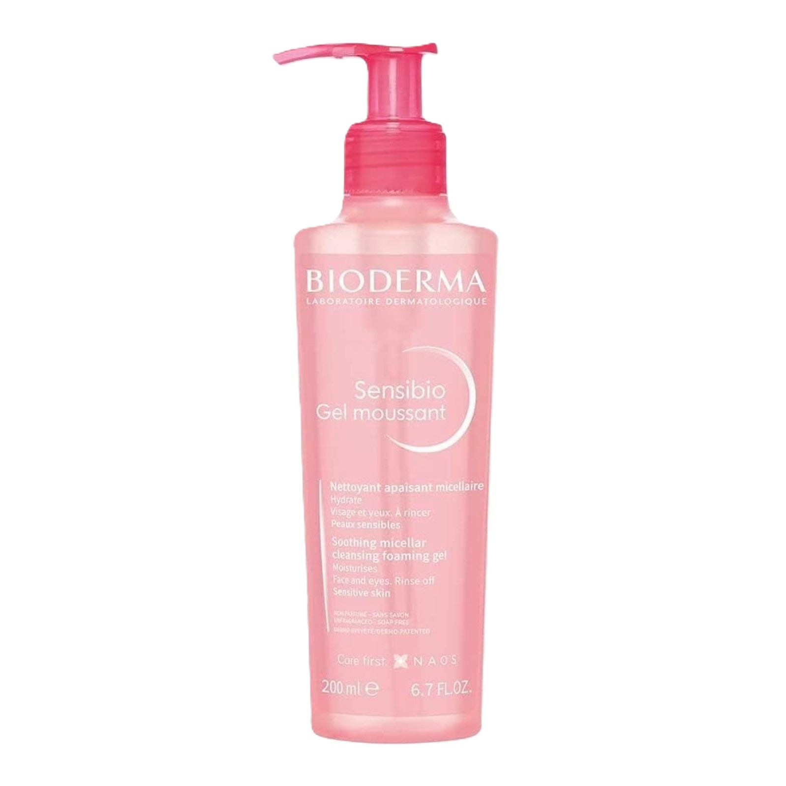 BIODERMA SENSIBIO GEL MOUSSANT SOOTHING MICELLAR CLEANSING FOAMING GEL 200ML Main image