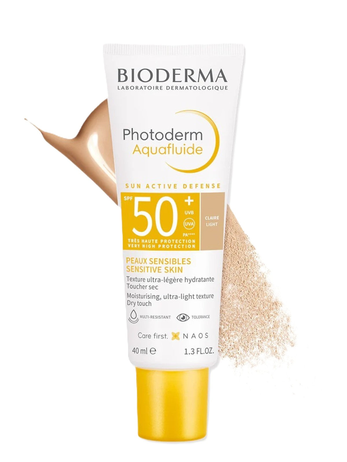 BIODERMA PHOTODERM AQUAFLUIDE SPF50+ PA++++ LIGHT FOR SENSITIVE SKIN 40ML Main image