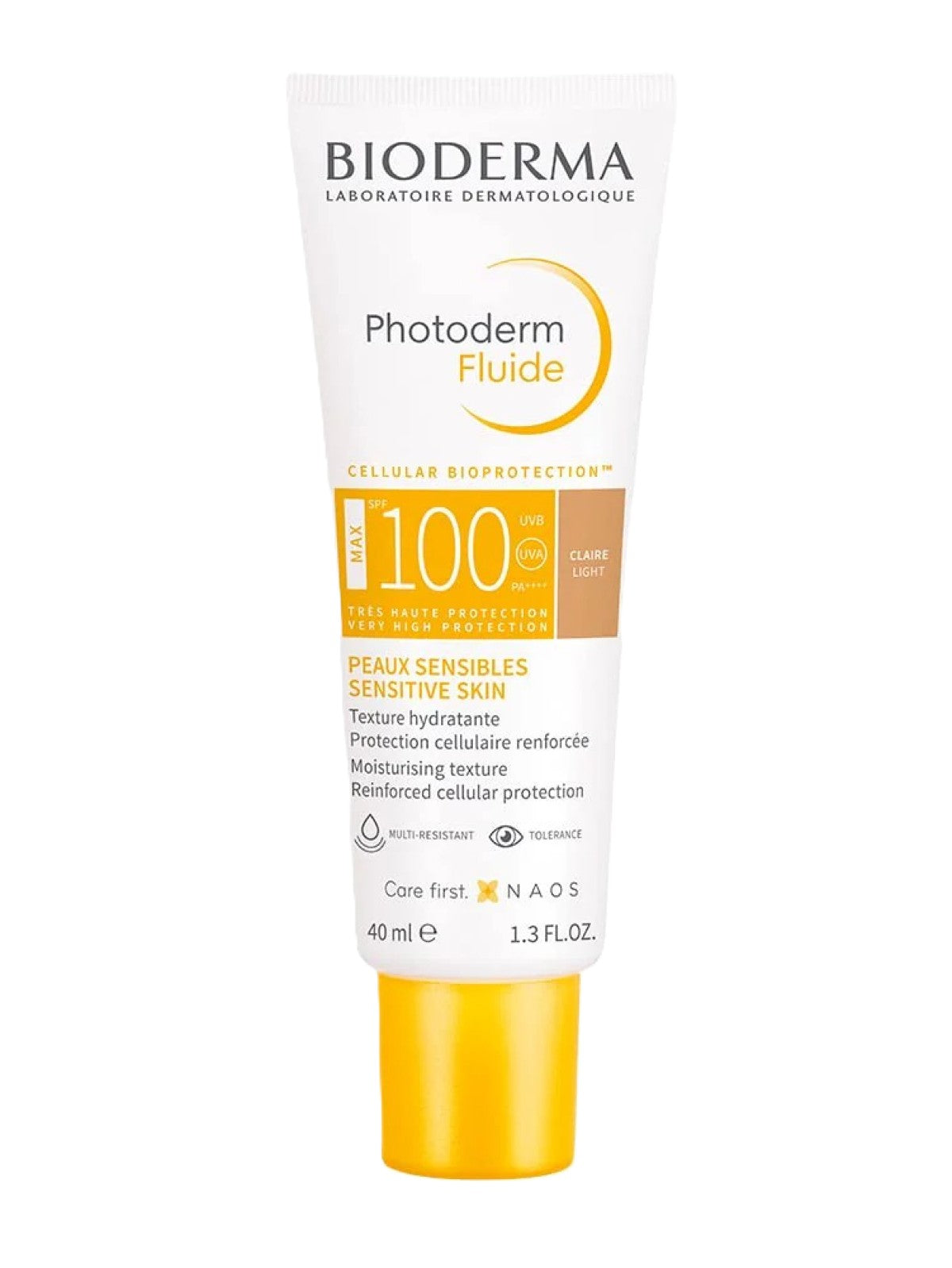 BIODERMA PHOTODERM FLUIDE MAX SPF 100 LIGHT FOR SENSITIVE SKIN 40ML Main image
