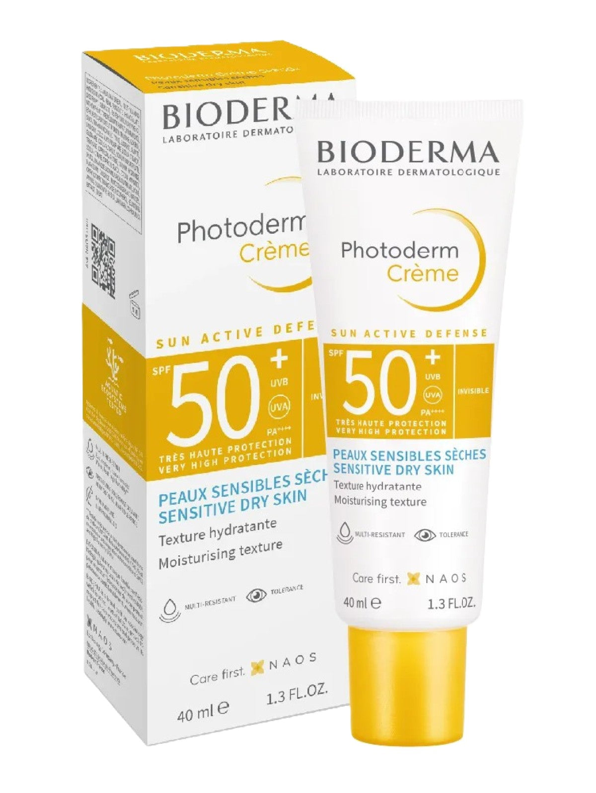 BIODERMA PHOTODERM CREAM INVISIBLE SPF50+ PA++++ FOR SENSITIVE DRY SKIN 40ML Main image