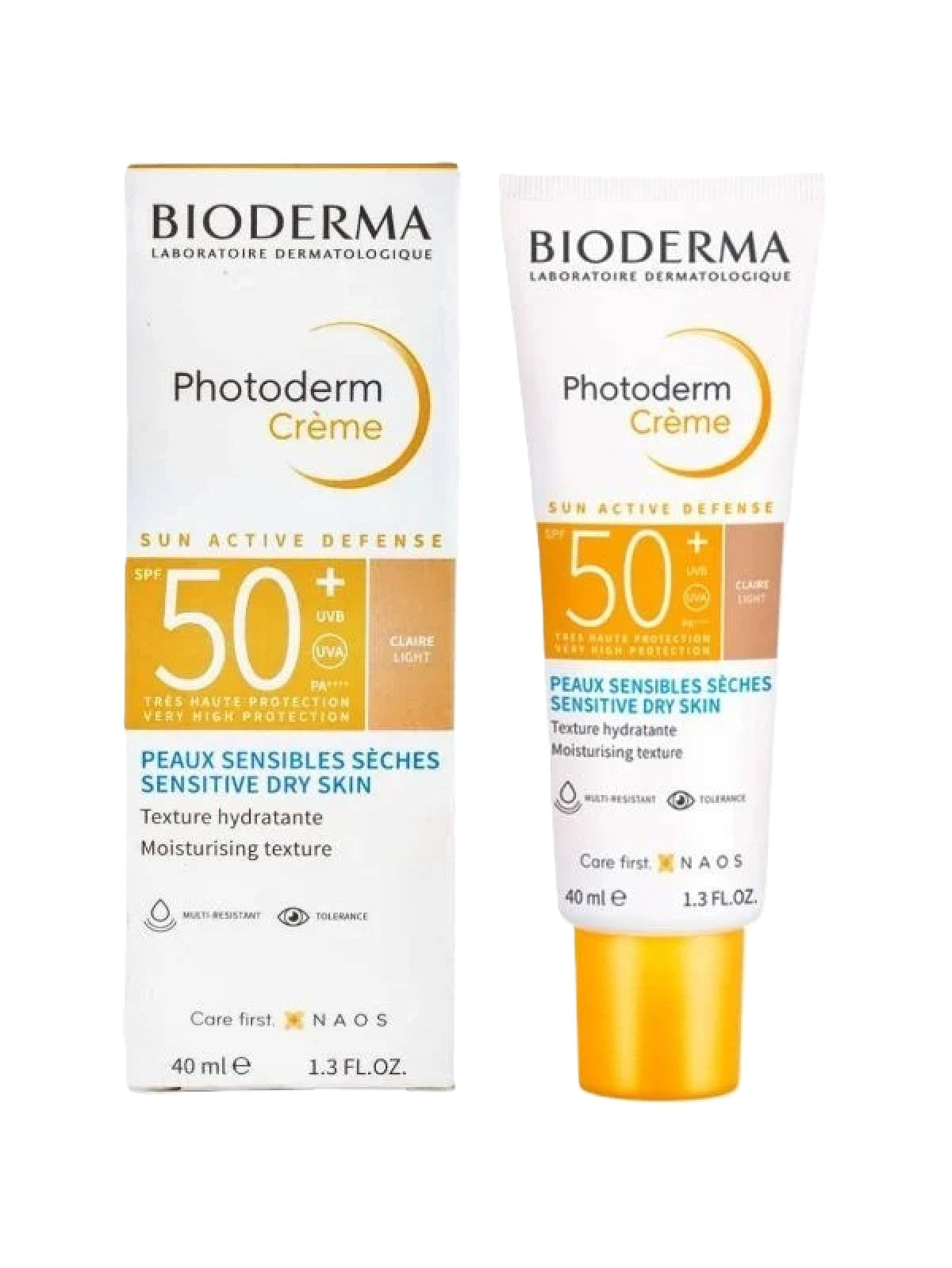 BIODERMA PHOTODERM CREAM SPF50+ PA++++ LIGHT FOR SENSITIVE DRY SKIN 40ML Main image