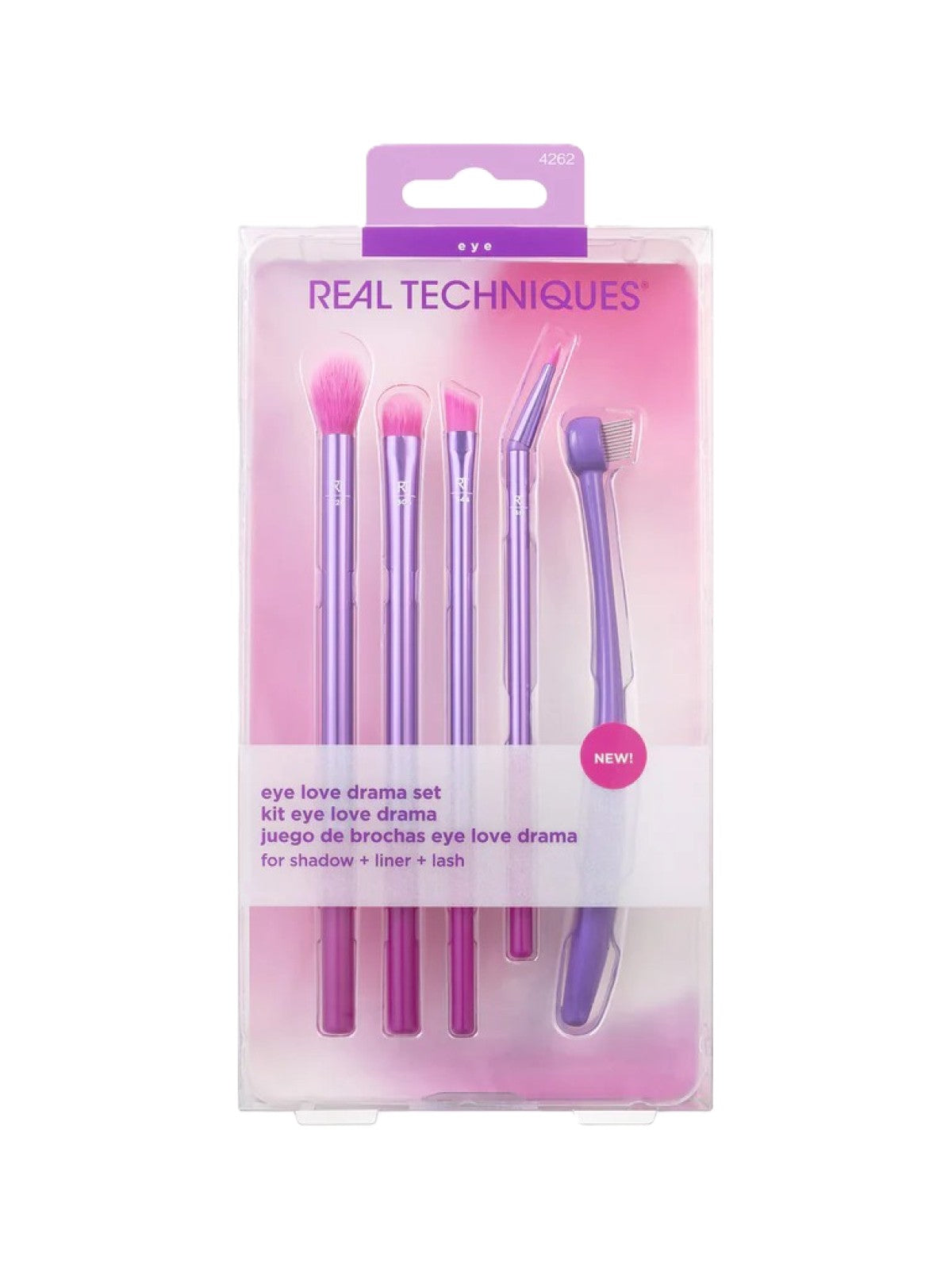 REAL TECHNIQUES RT4262 EYE LOVE DRAMA SET OF 5 PCS
