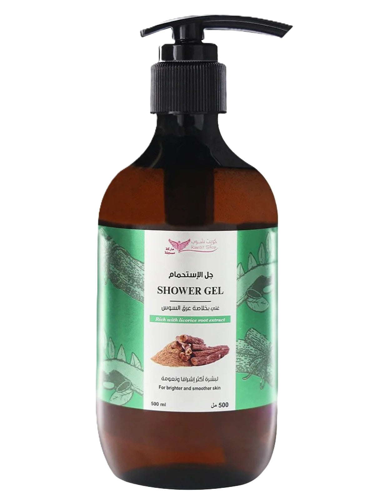 KUWAIT SHOP LICORICE ROOT EXTRACT SHOWER GEL 500ML