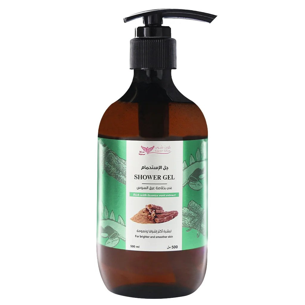 KUWAIT SHOP LICORICE ROOT EXTRACT SHOWER GEL 500ML