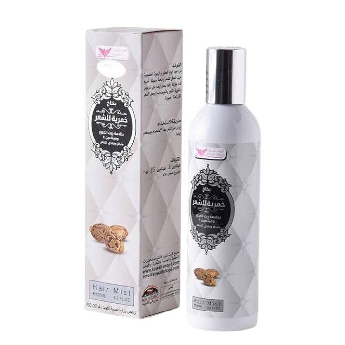 KUWAIT SHOP KHAMRYA FOR HAIR WITH CASTOR OIL EXTRACT AND VITAMIN E PERFUMED AND NUTRITIOUS HAIR MIST 125ML