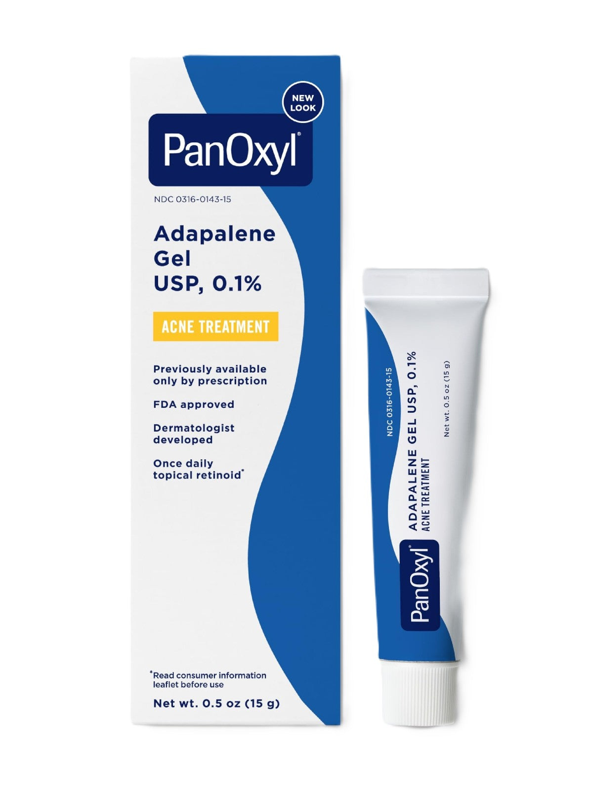 PANOXYL ADAPALENE GEL USP 0.1% ACNE TREATMENT 15G