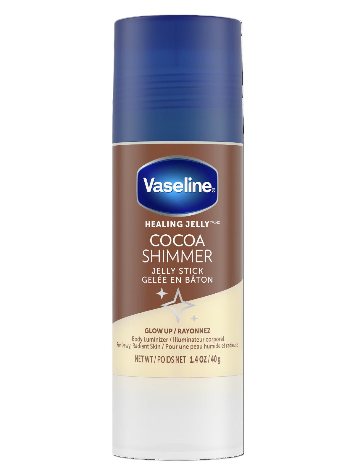 VASELINE HEALING JELLY COCOA SHIMMER JELLY STICK 40G