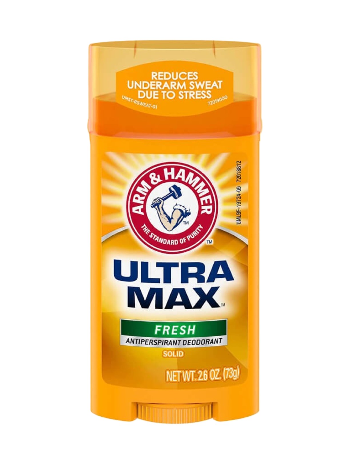ARM AND HAMMER ULTRA MAX DEODORANT- FRESH- SOLID WIDE STICK 2.6OZ Main image