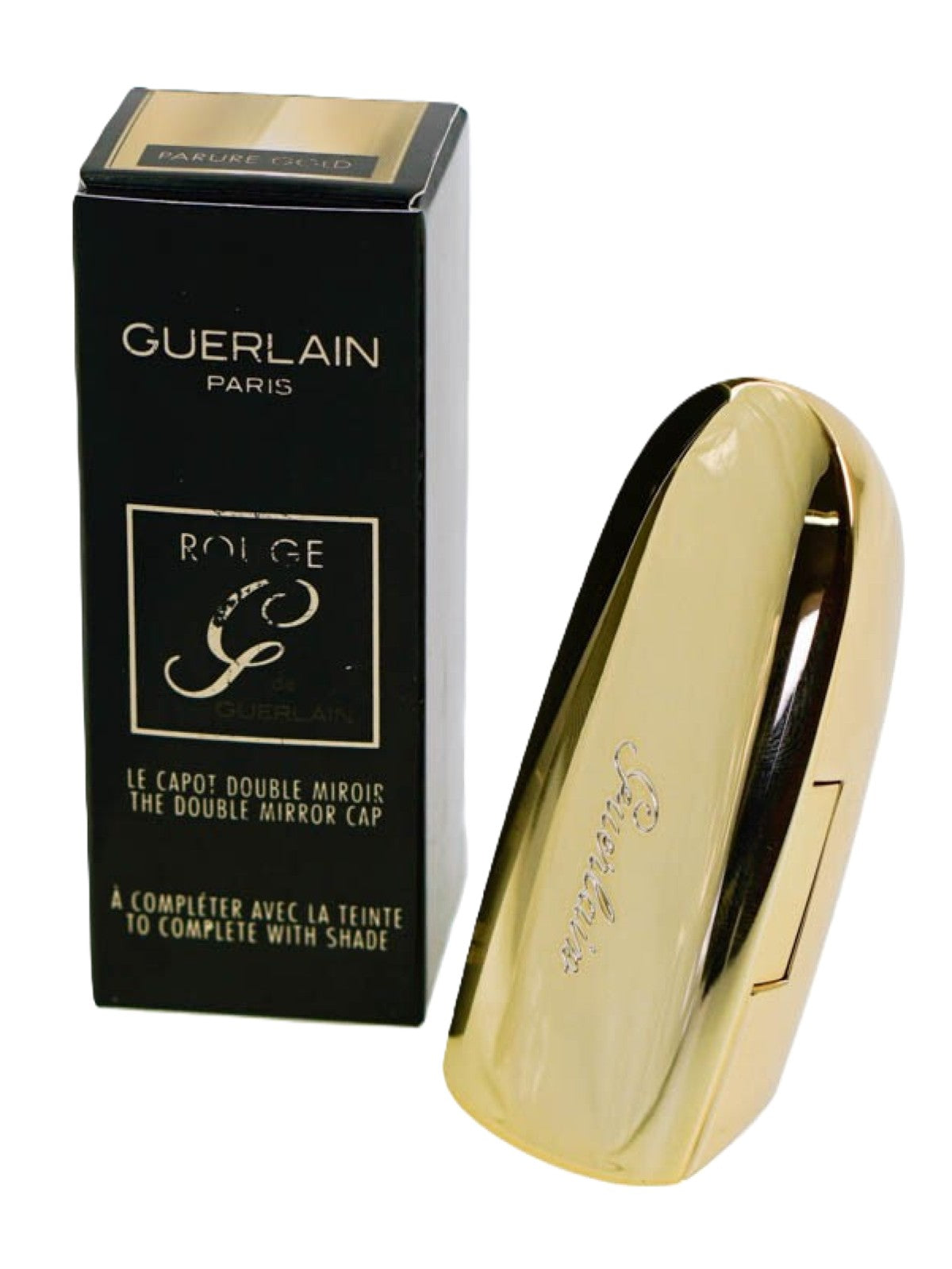 GUERLAIN ROUGE G LIPSTICK CAO CASE PARURE GOLD