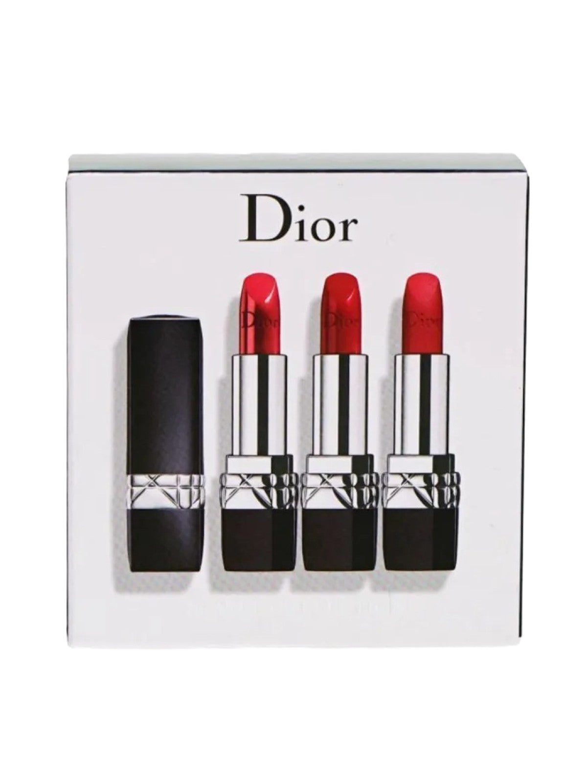 DIOR TRIO ROUGE DIOR 999 VELVET 999 MATTE 999 SATIN 3*3.5G