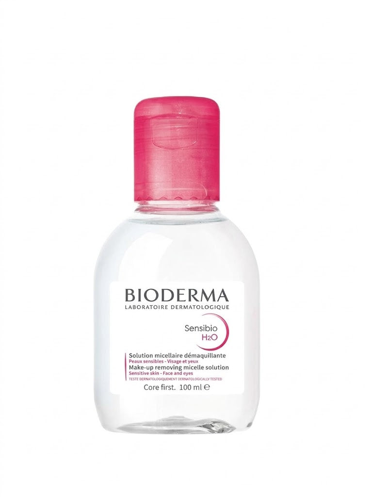 BIODERMA SENSIBIO H2O MICELLAR WATER FOR SENSITIVE SKIN FACE AND EYES 100ML