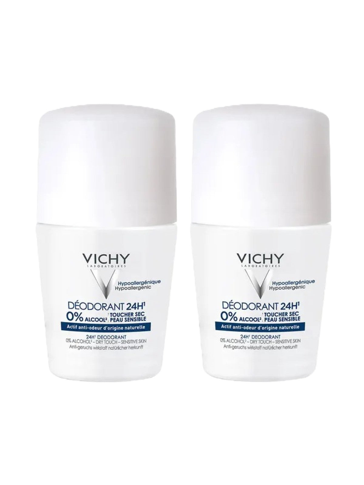 VICHY DEODORANT 24H ACTIF ODEUR D"ORIGINE NATURELLE 2 x 50ML