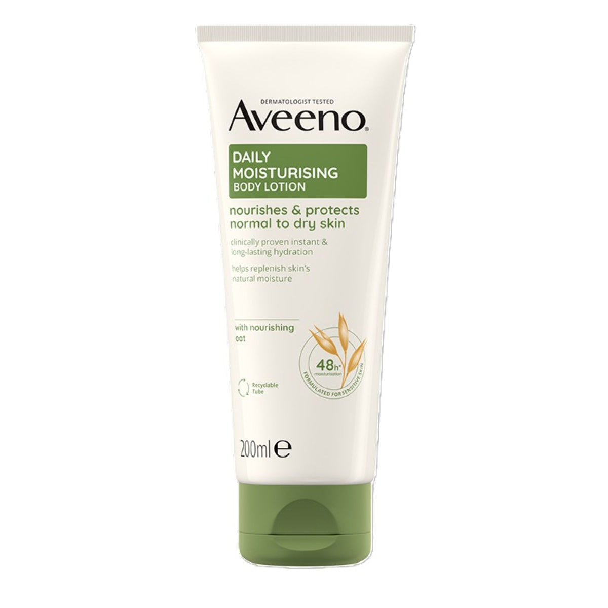 AVEENO DAILY MOISTURISING BODY LOTION NOURISHES AND PROTECTS NORMAL TO DRY SKIN 200ML