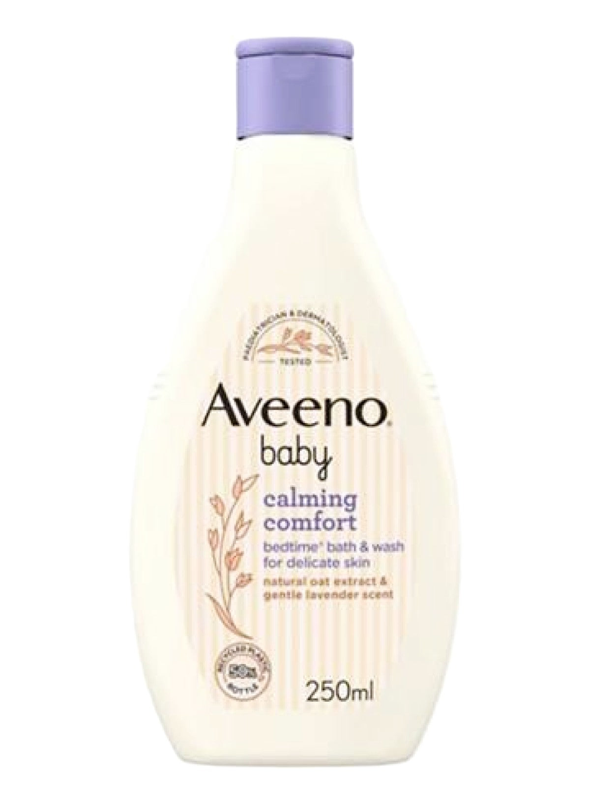 AVEENO BABY CALMING COMFORT BEDTIME BATH & WASH 250ML Main image