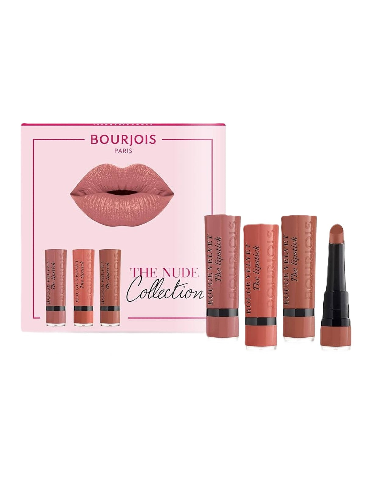 BOURJOIS THE NUDE COLLECTION LIP KIT 3X2.4G