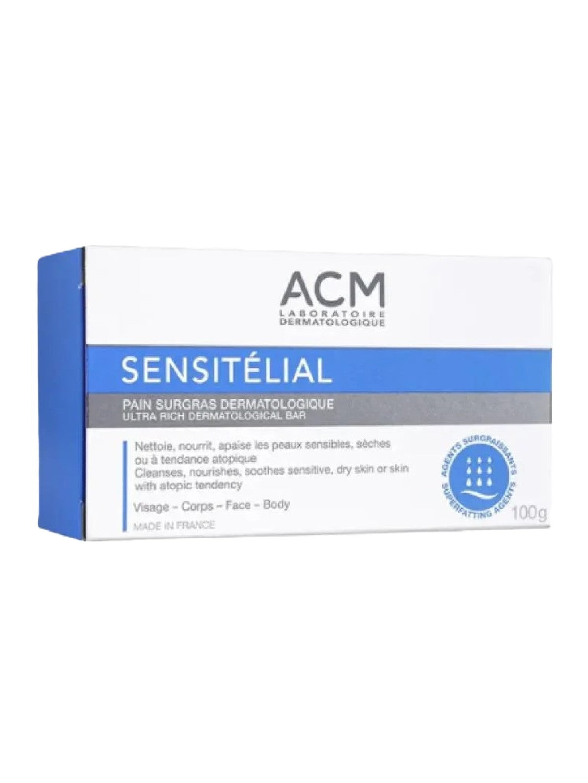 ACM SENSITELIAL ULTRA RICH BAR SOAP 100G Main image