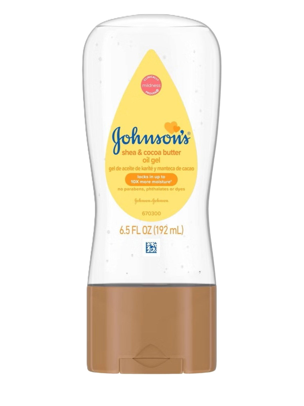 JOHNSON & JOHNSONS SHEA AND COCOA BUTTER OIL GEL 192 ML