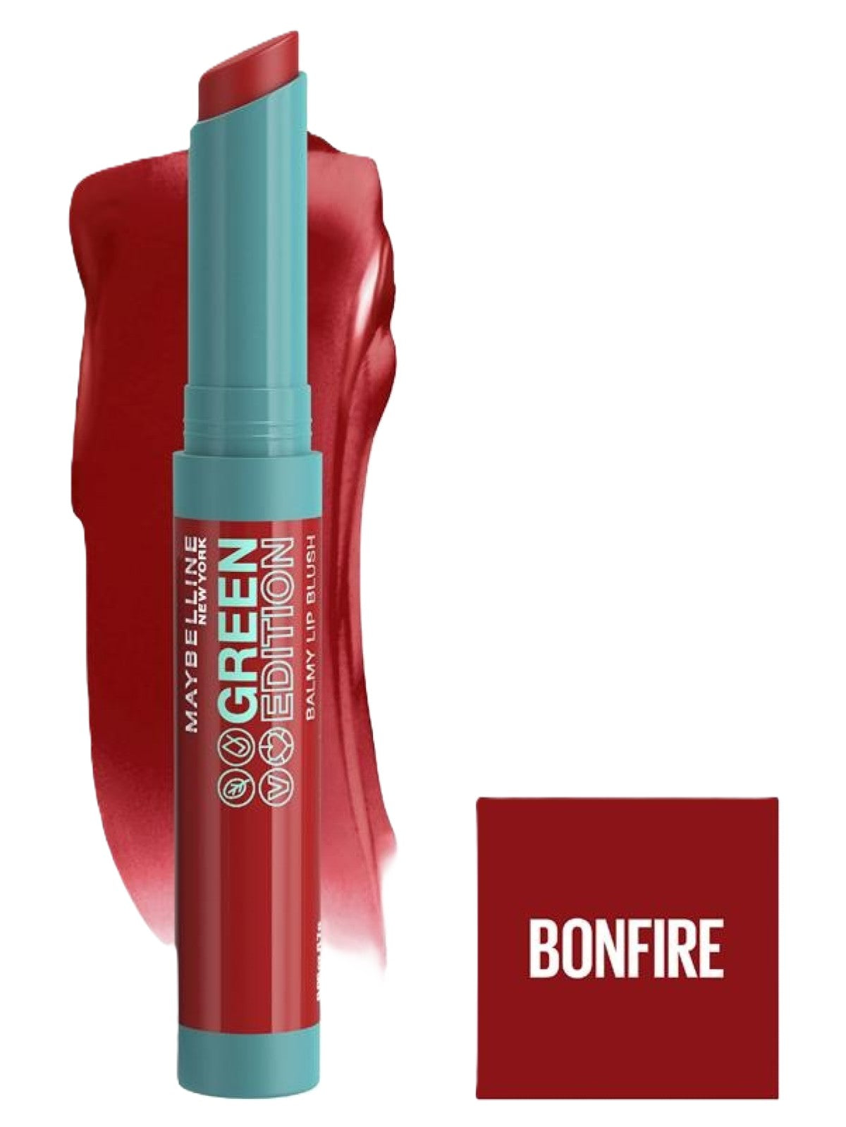 "MAYBELLINE GREEN EDITION BLAMY LIP BLUSH 002 BONFIRE1.7G" Main image