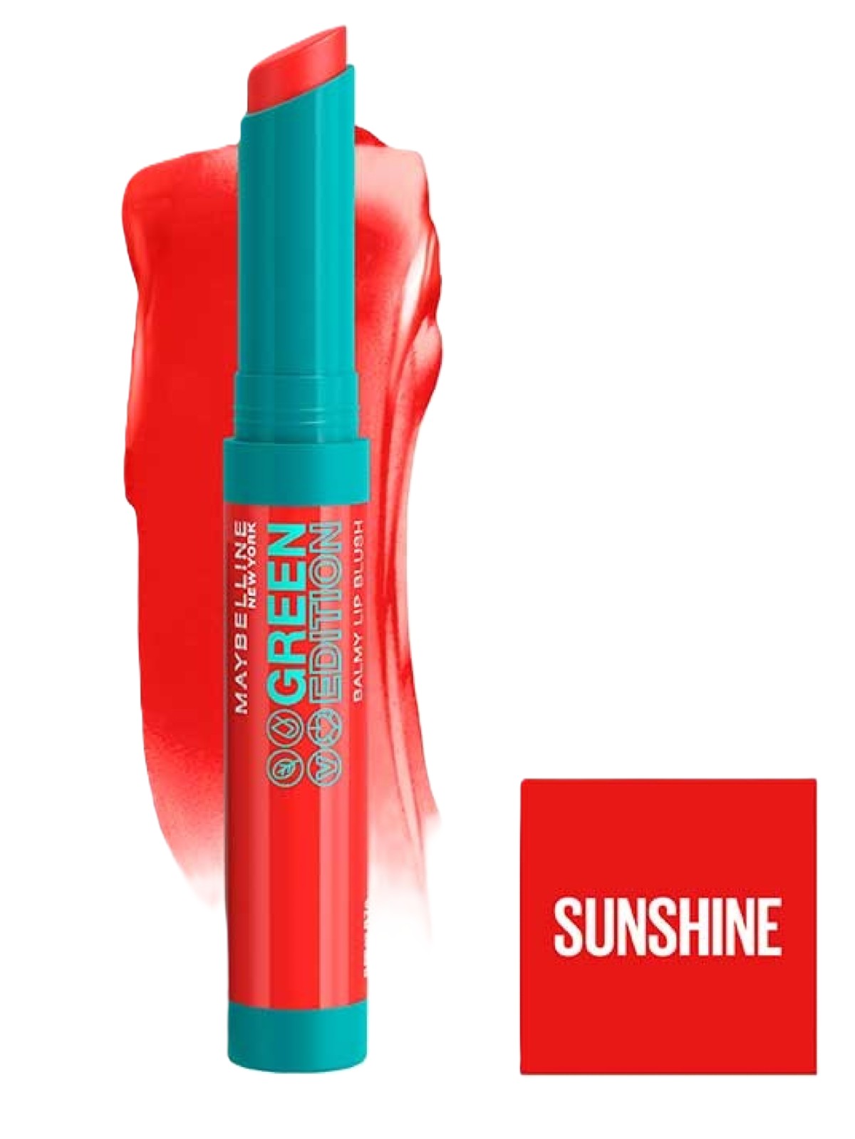 MAYBELLINE GREEN EDITION BLAMY LIP BLUSH 003 SUNSHINE1.7G Main image