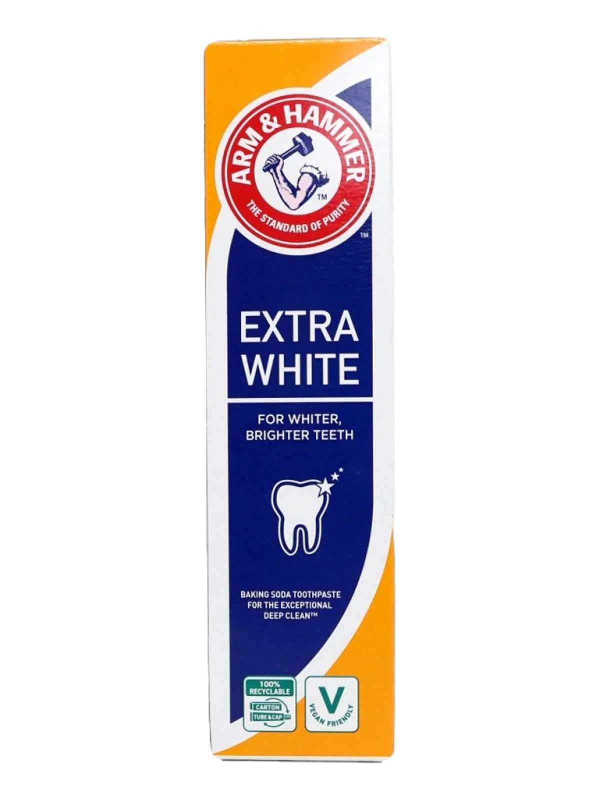 ARM AND HAMMER EXTRA WHITE FOR WHITER BRIGHTER TEETH 125G