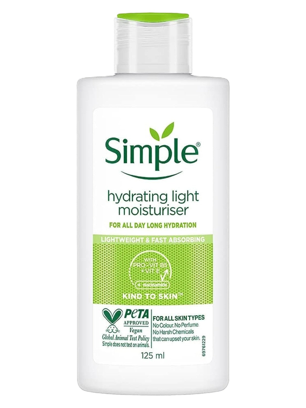 SIMPLE HYDRATING LIGHT MOISTURISER 125ML
