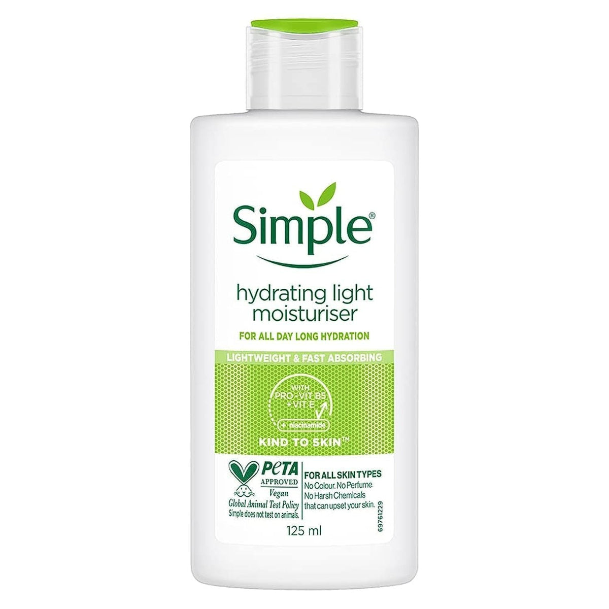 SIMPLE HYDRATING LIGHT MOISTURISER 125ML
