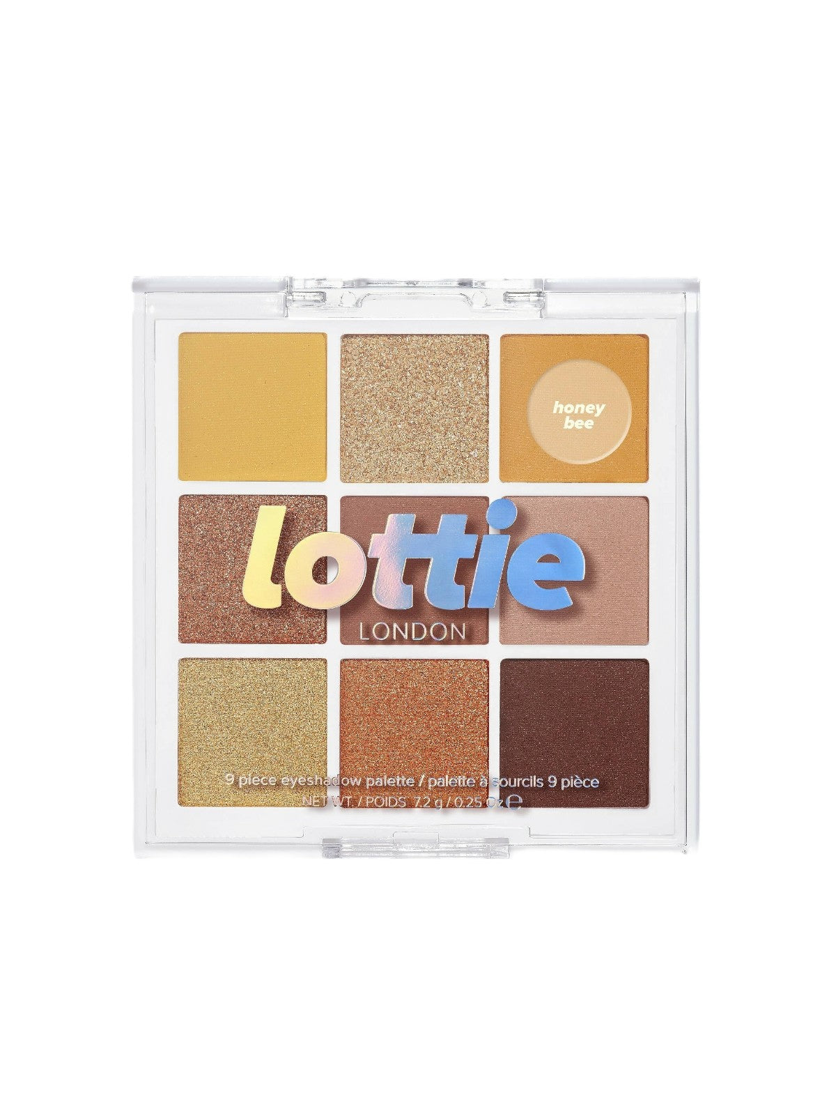LOTTIE LONDON EYESHADOW 9 SHADE PALETTE HONEY BEE 7.2G