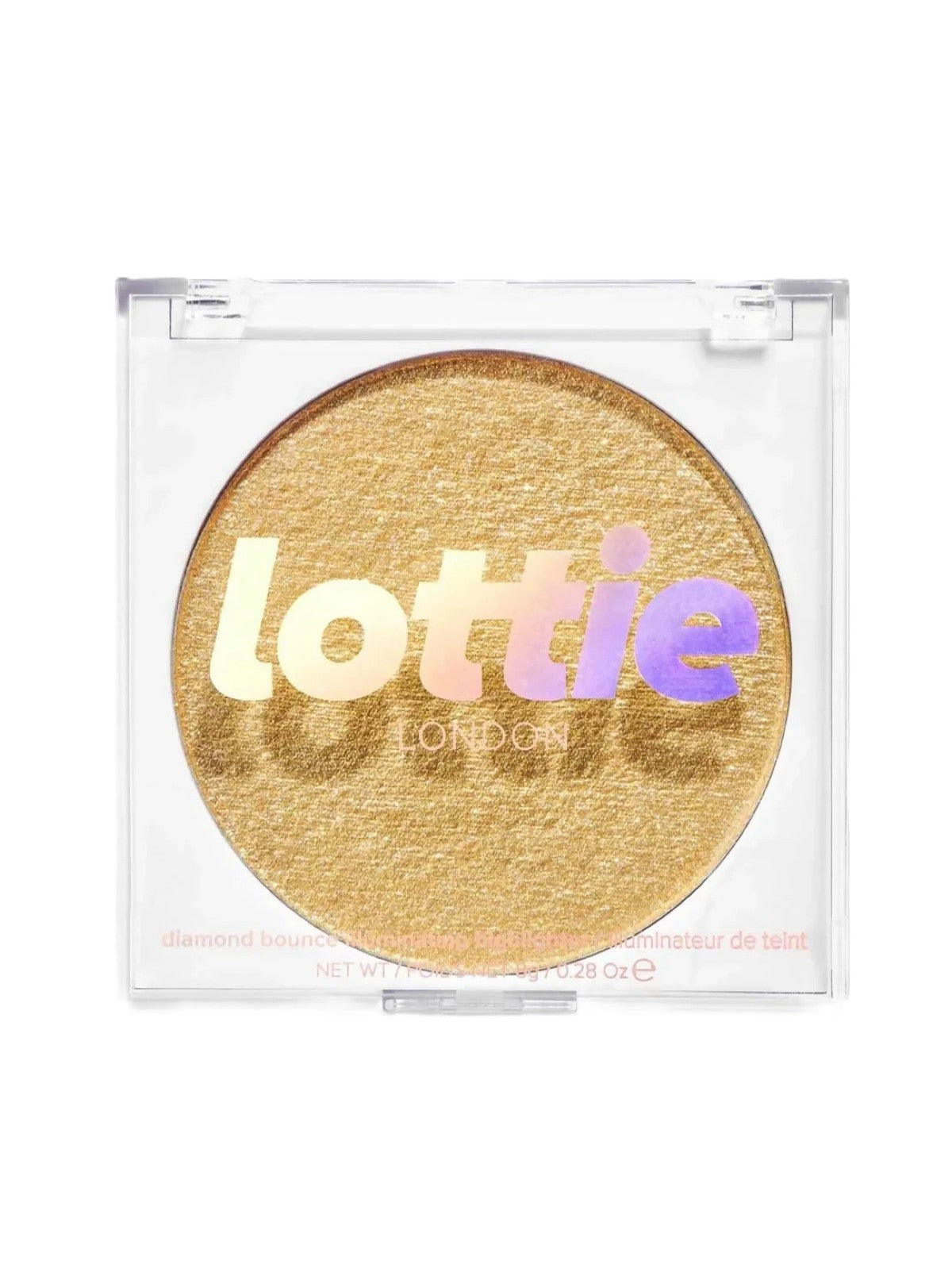 LOTTIE LONDON DIAMOND BOUNCE ILLUMINATING POWDER HIGHLIGHTER GOLDEN 8G