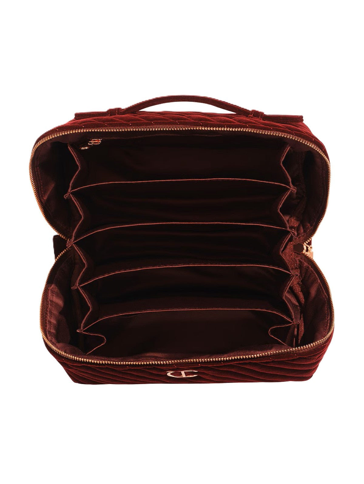 CHARLOTTE TILBURY VELVET LARGE ORGANIZER BAG