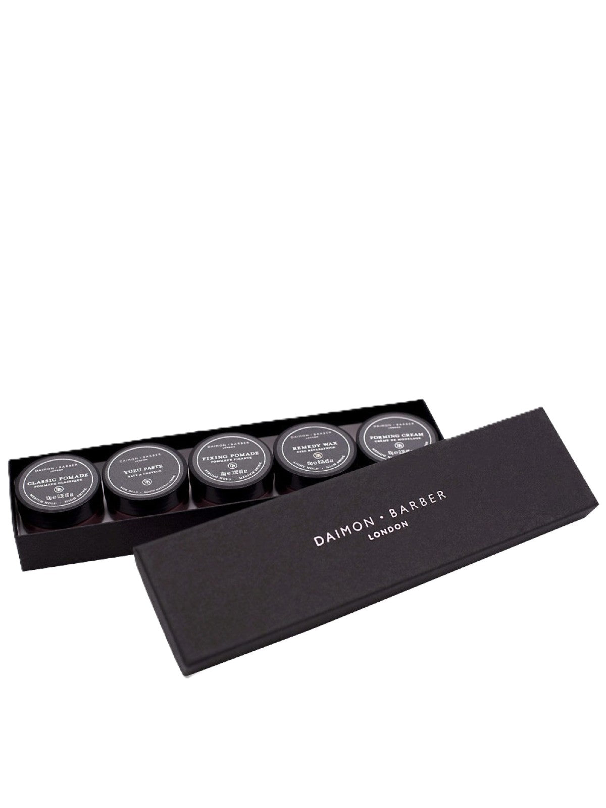 DAIMON BARBER LONDON WORLD TRAVELLER SAMPLE SET 10gx5