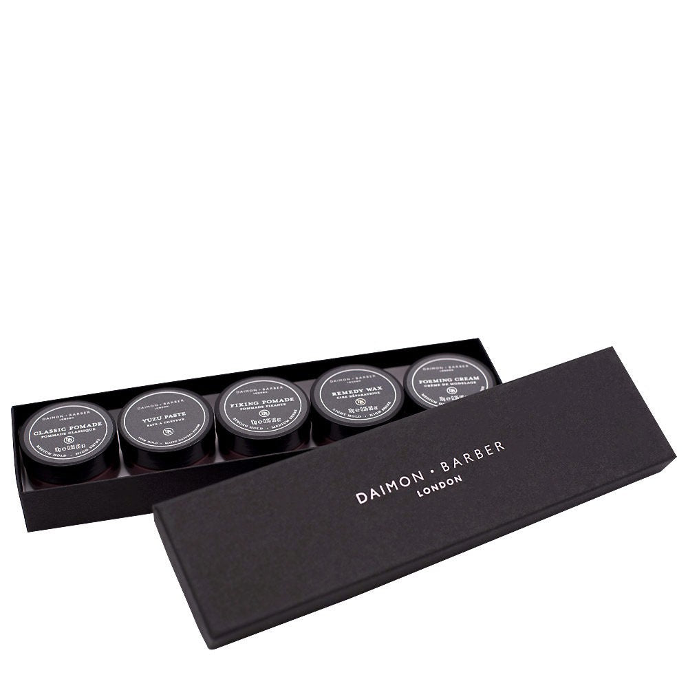 DAIMON BARBER LONDON WORLD TRAVELLER SAMPLE SET 10gx5