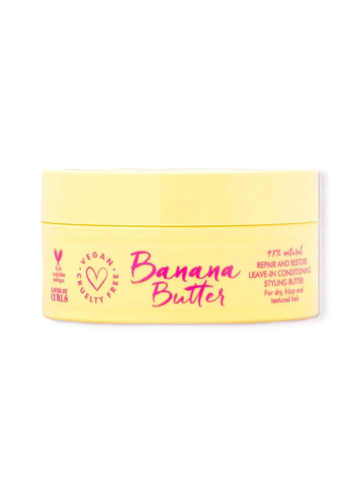 UMBERTO GIANNINI BANANA BUTTER REPAIR AND RESTORE LEAVE-IN CONDITIONING STYLING BUTTER 200ML