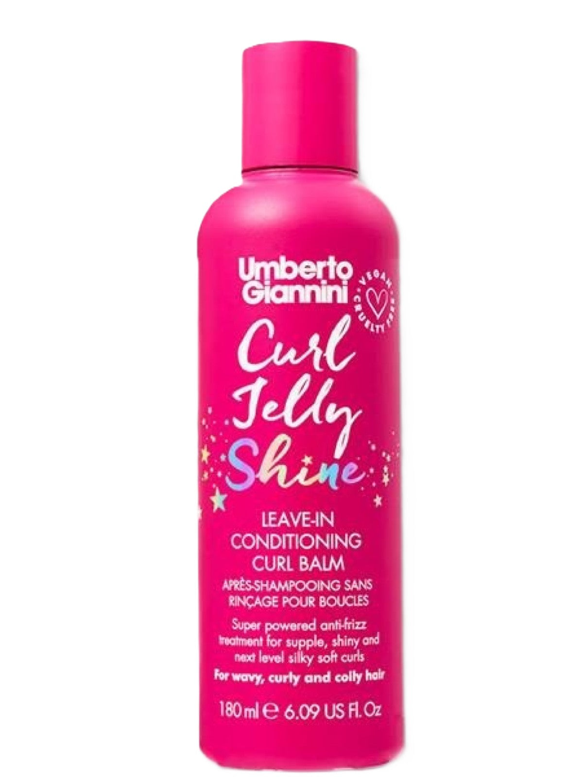 UMBERTO GIANNINI CURL JELLY SHINE LEAVE-IN CONDITIONING CURL BALM 180ML
