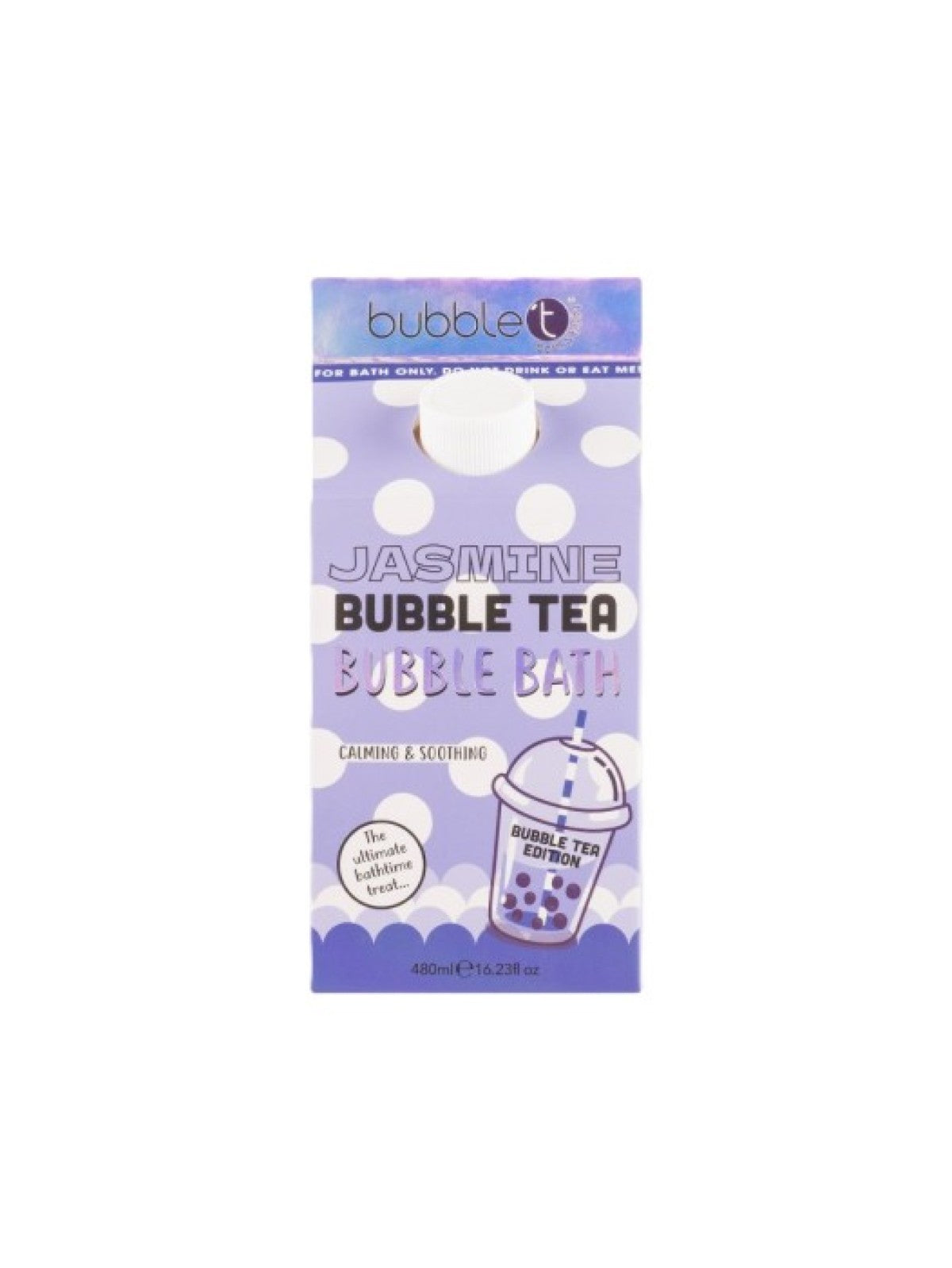 BUBBLE T JASMINE BUBBLE TEA BUBBLE BATH 480ML