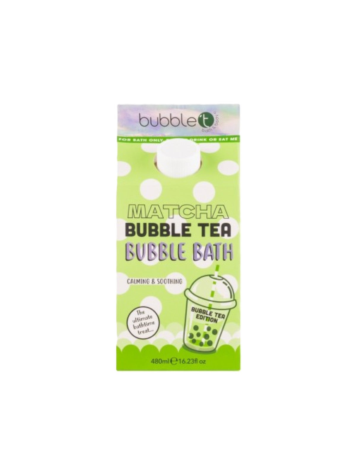 BUBBLE T MATCHA BUBBLE TEA BUBBLE BATH 480ML Main image