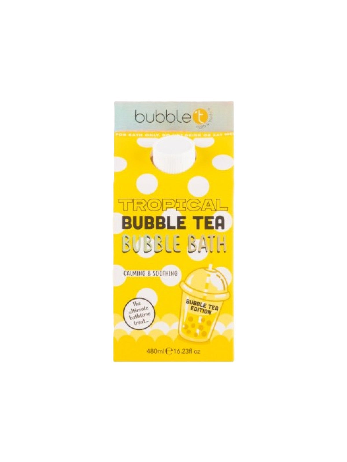 BUBBLE T TROPICAL BUBBLE TEA BUBBLE BATH 480ML