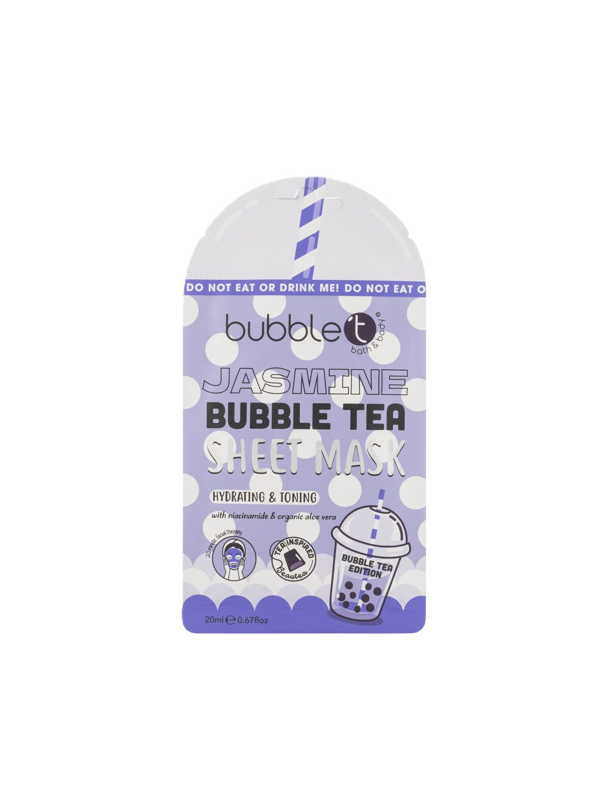 BUBBLE T JASMINE BUBBLE TEA SHEET MASK 20ML