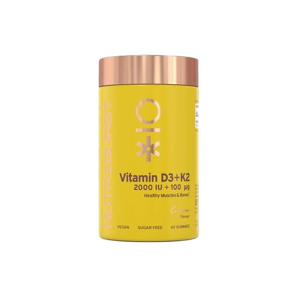 NUTRI BURST VITAMIN D3 + K2 2000 IU +100 UG LEMON FLAVOUR 60 GUMMIES