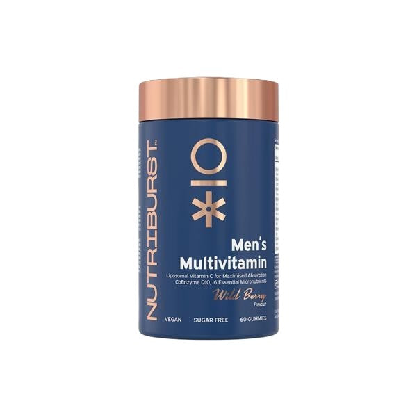 NUTRI BURST MEN'S MULTIVITAMIN WILD BERRY FLAVOUR 60 GUMMIES