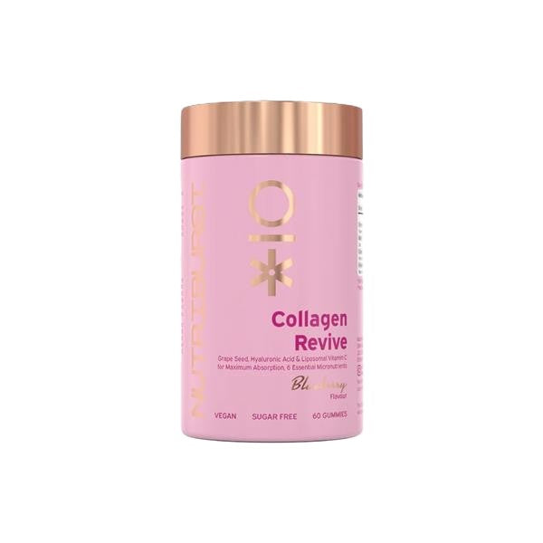 NUTRI BURST RADIANCE RENEW COLLAGEN BUILDER BLUEBERRY FLAVOUR 60 GUMMIES