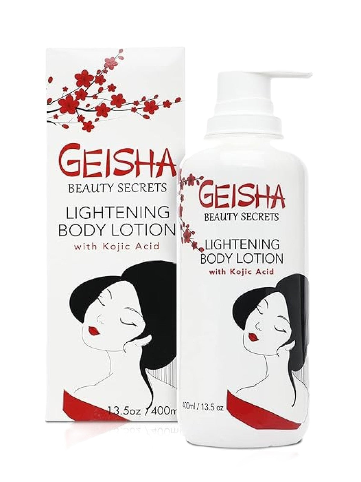 GIESHA BEAUTY SECRETS LIGHTENING BODY LOTION WITH KOJIC ACID 400ML Main image