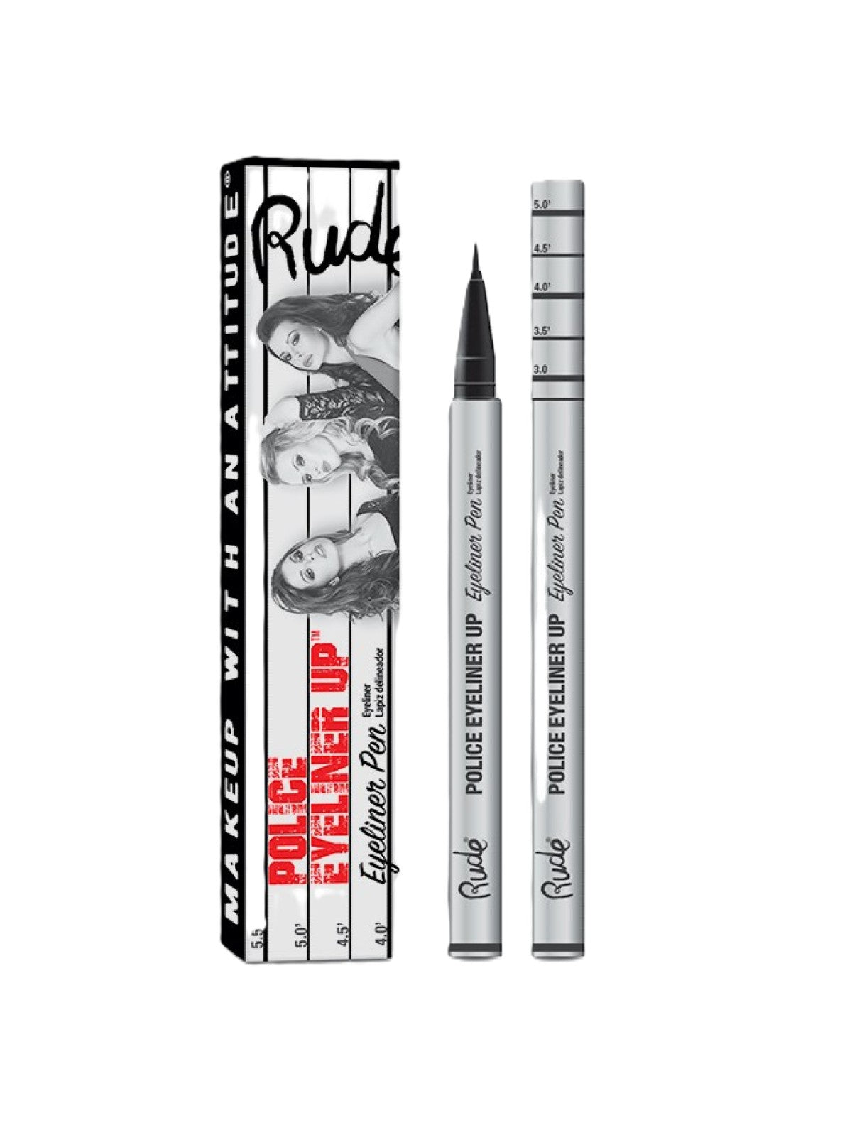 RUDE POLICE EYELINER UP™ EYELINER PEN 87891 BAIL BOND BLACK 0.5ML