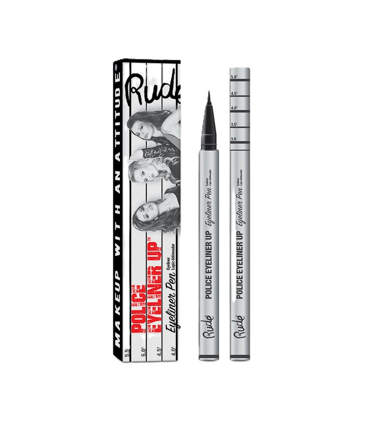 RUDE POLICE EYELINER UP™ EYELINER PEN 87891 BAIL BOND BLACK 0.5ML Main image