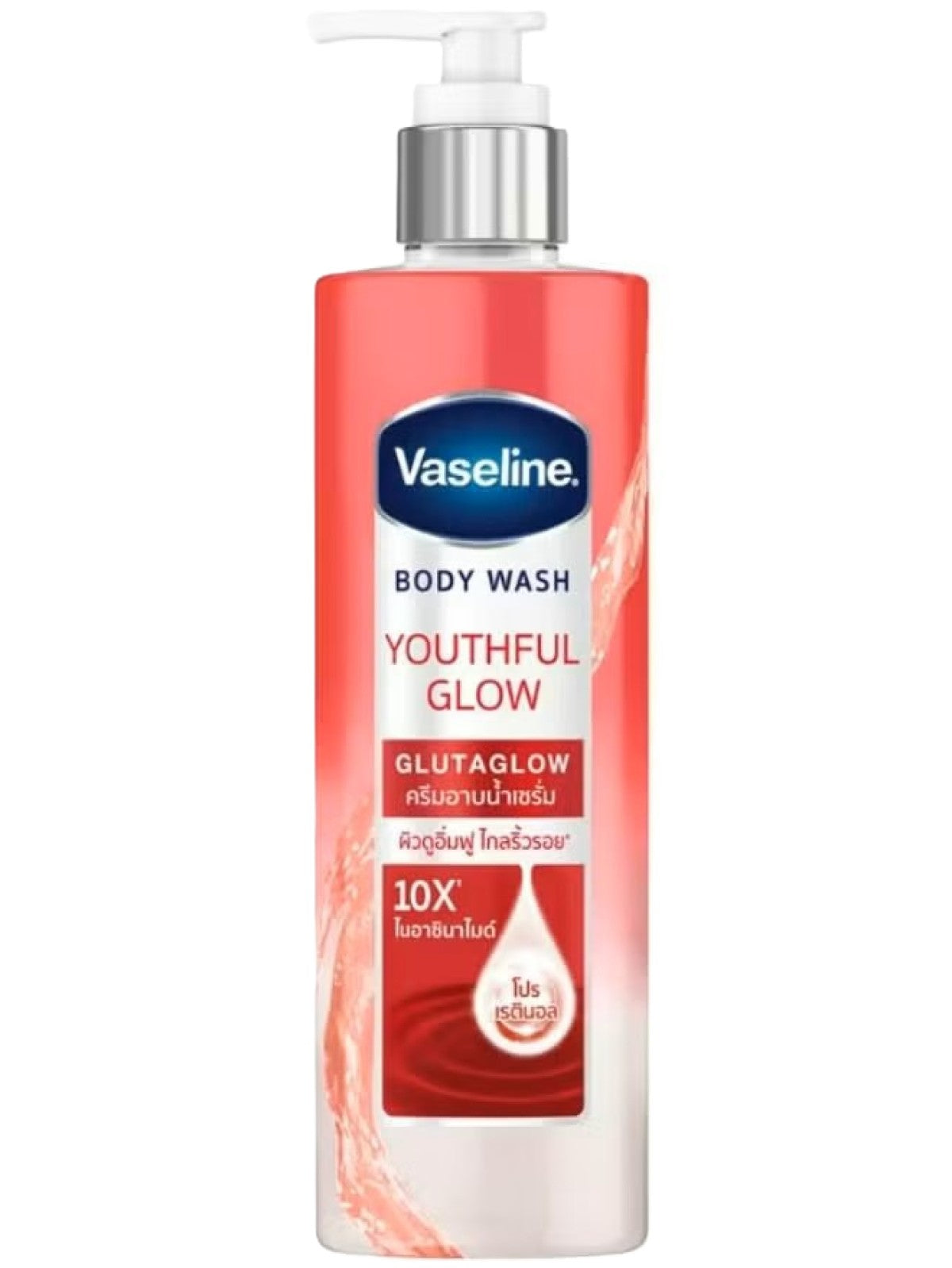VASELINE BODY WASH YOUTHFUL GLOW GLUTAGLOW 10X 425 ML